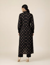 Black Paisley Winter Cotton 2PC